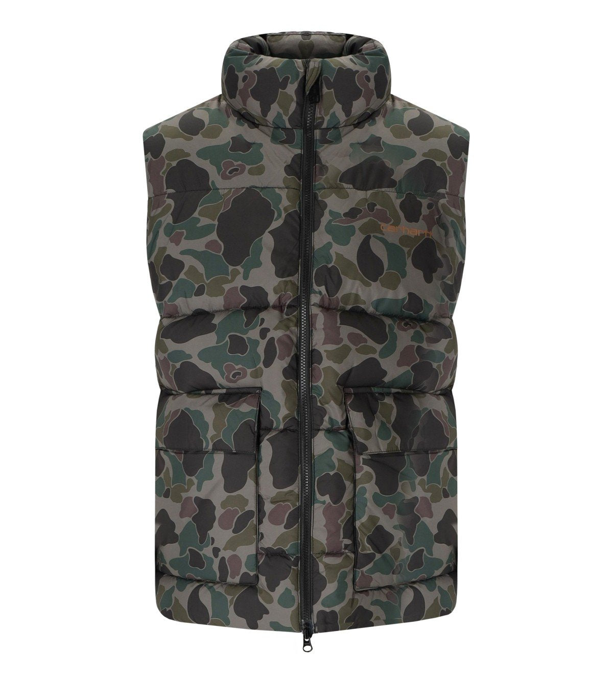 CARHARTT WIP SPRINGFIELD CAMO DUCK GREY VEST
