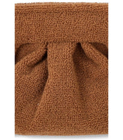 THEMOIRè GEA CORAL SPONGE TOFFEE CLUTCH BAG