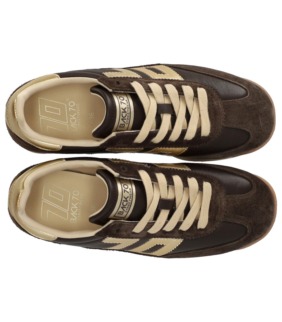 BACK70 JOGGER BROWN SNEAKER