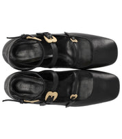 BALLERINA CON CINTURINI NERA A.BOCCA