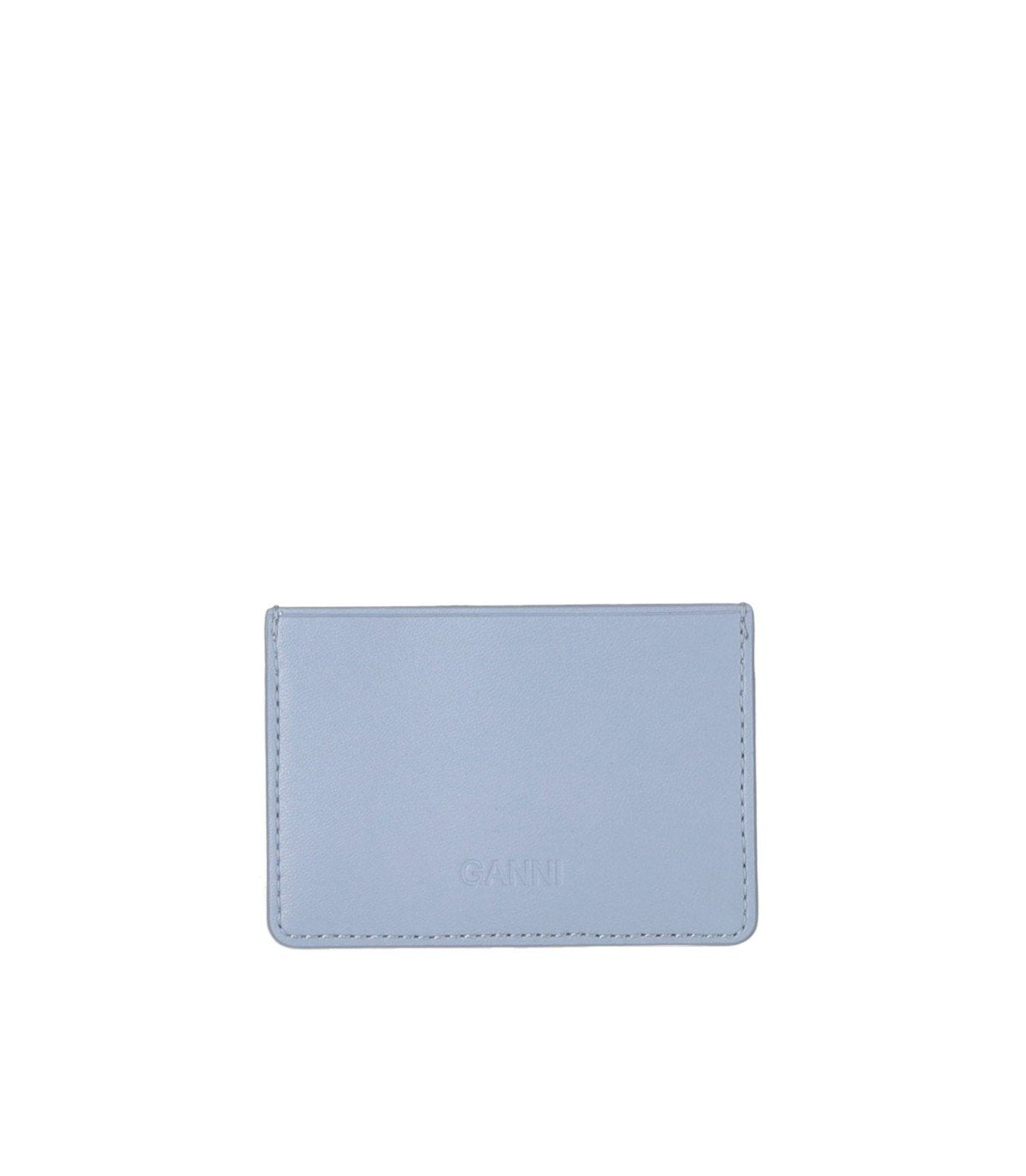 GANNI BOU LIGHT BLUE CARD HOLDER