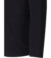 EMPORIO ARMANI BRUIN BLAUW OMKEERBAAR JAS