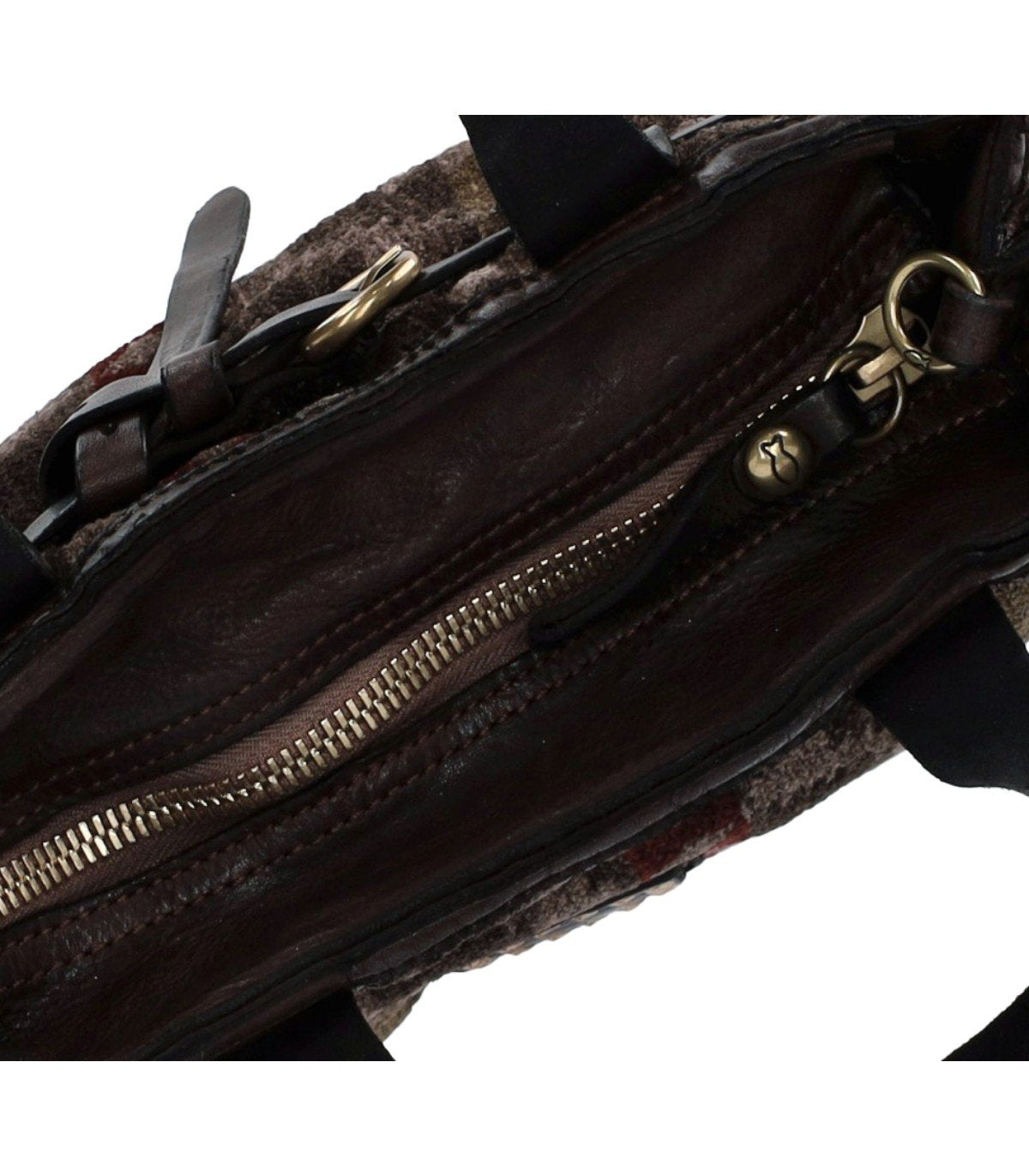CAMPOMAGGI PATRIZIA BROWN HANDBAG