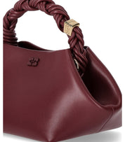 GANNI BOU BURGUNDY HANDBAG