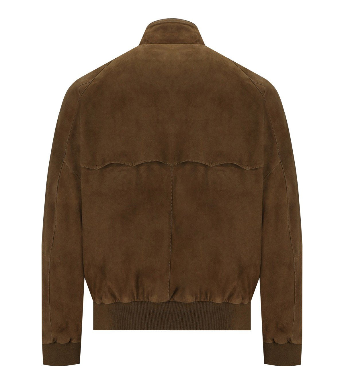 BARACUTA G9 SUÈDE DARK OLIVE BOMBER JACKET