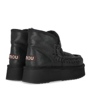 MOU MINI ESKIMO PLATFORM BLACK BOOT