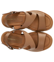 PALOMA BARCELÓ ZARINE CAMEL WEDGE SANDAL