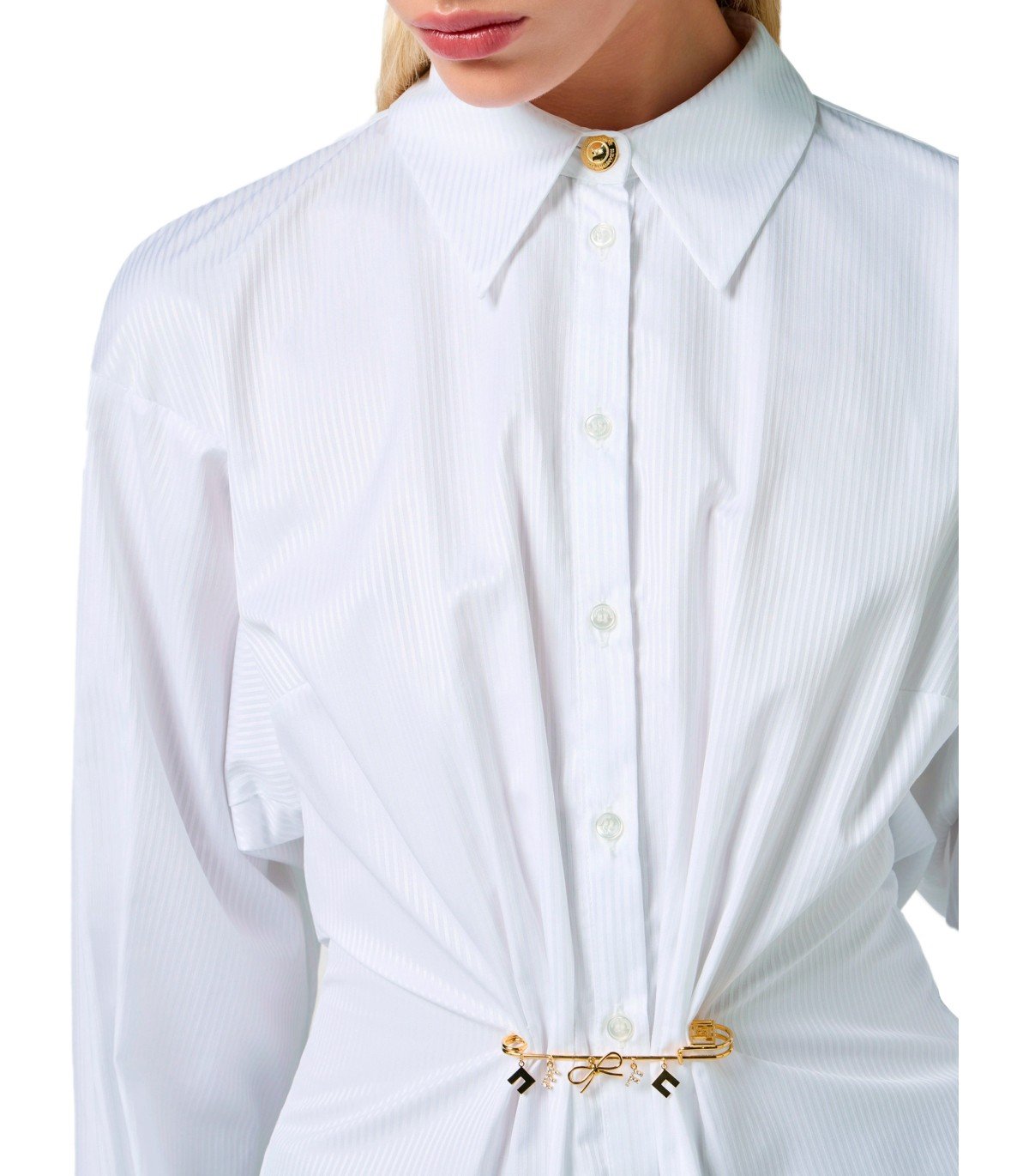CAMICIA CON SPILLA BIANCA ELISABETTA FRANCHI