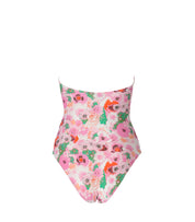 GANNI ROSA BADEANZUG MIT BLUMEN