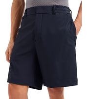 EMPORIO ARMANI BLUE RIBBED BERMUDA SHORTS
