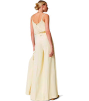 PANTALONE A PALAZZO VANIGLIA TWINSET