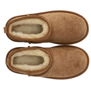 UGG K CLASSIC ULTRA MINI CHESTNUT BOOT