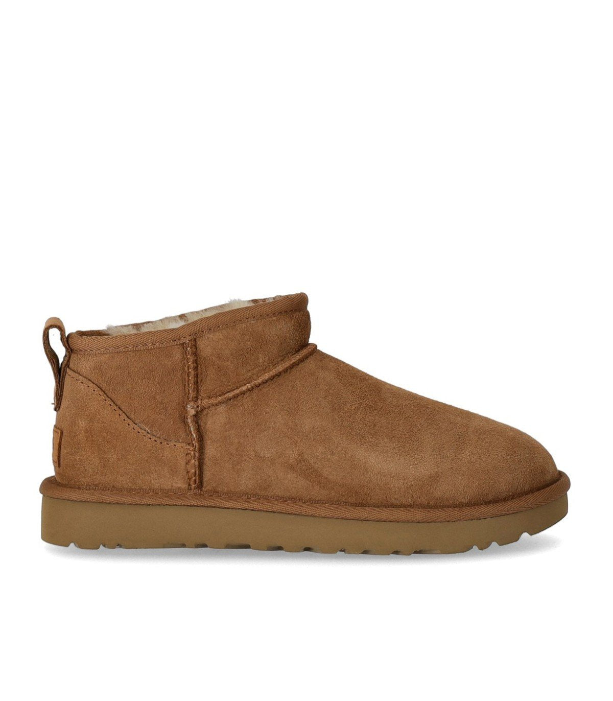 UGG CLASSIC ULTRA MINI CHESTNUT ANKLE BOOT