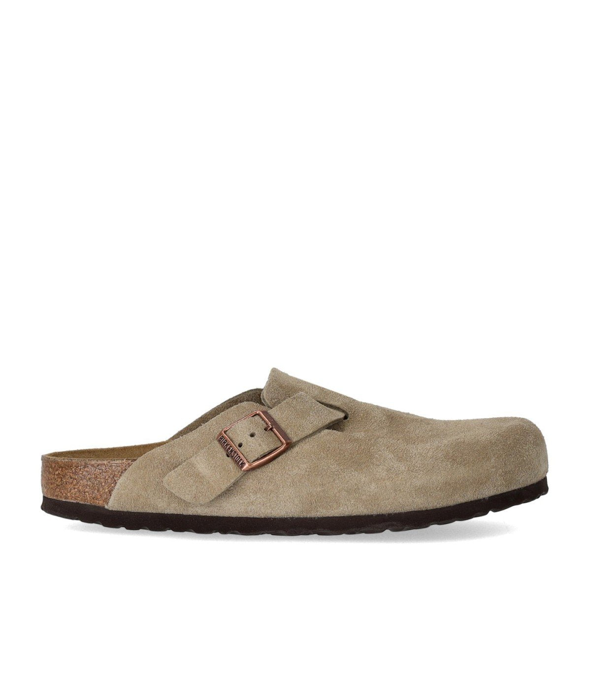 CLOG UNISEX BOSTON SUEDE TAUPE BIRKENSTOCK