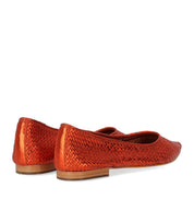 STRATEGIA LIYA ORANGE BALLET FLAT SHOE
