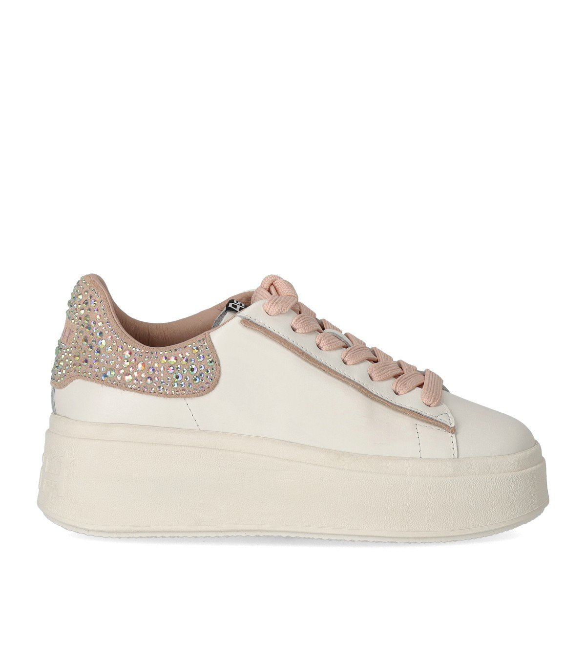 ASH MOBY STRASS BIS WHITE PINK SNEAKER