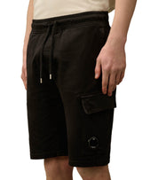 BERMUDA CARGO LIGHT FLEECE NERO C.P. COMPANY