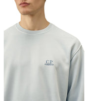 FELPA DIAGONAL FLEECE BLUE FOX C.P. COMPANY