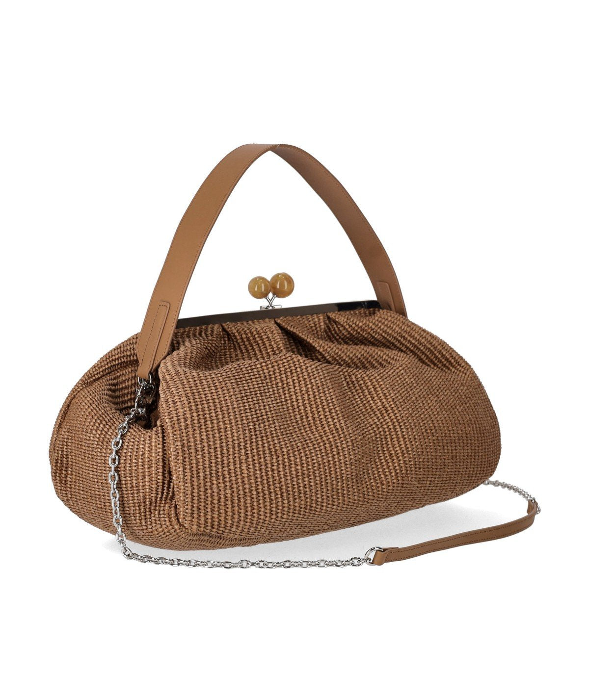 MAX MARA WEEKEND PASTICCINO NABARRO MEDIUM LEDER CLUTCH