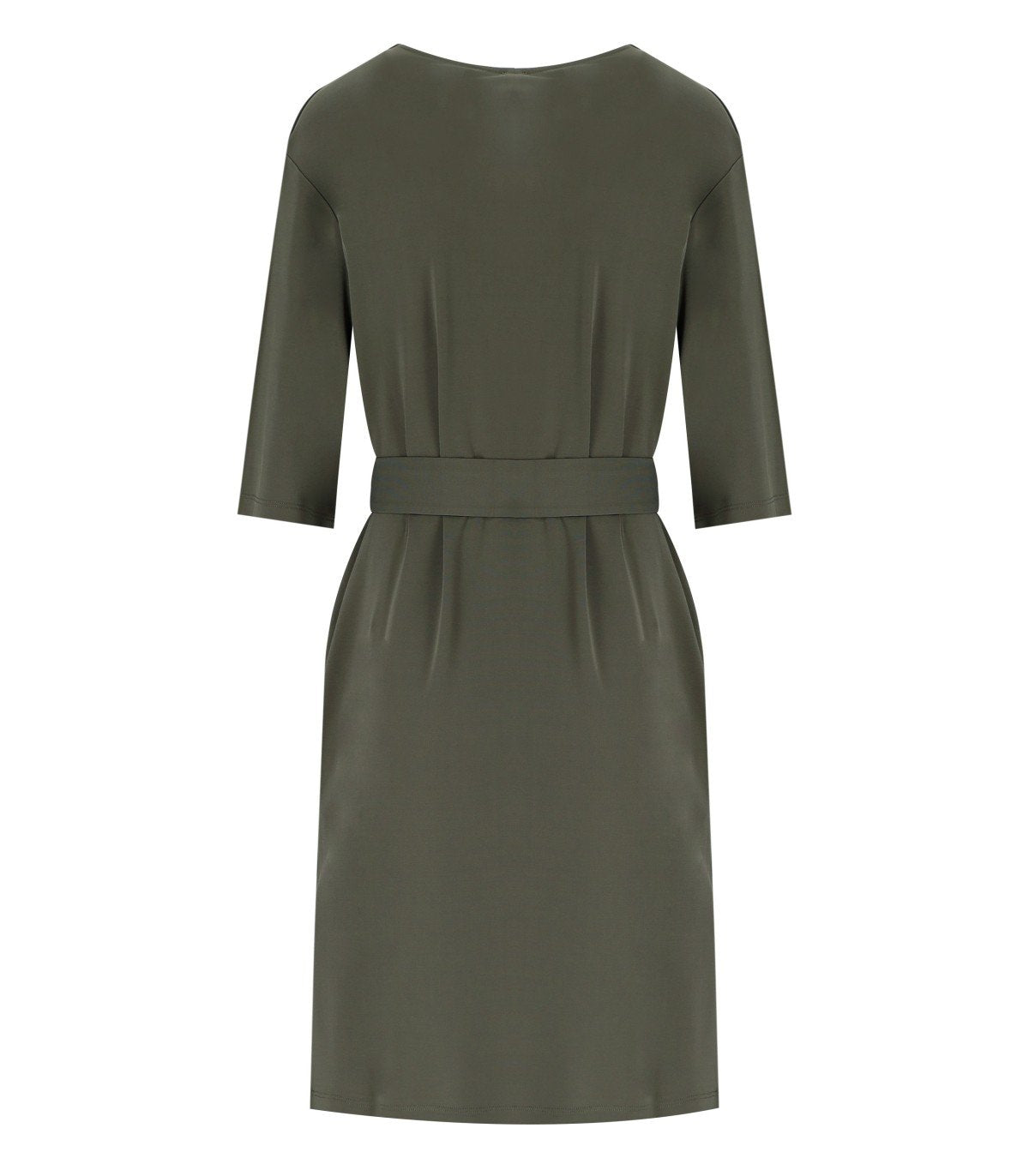 MM MAX MARA ROSANO KHAKI GREEN DRESS