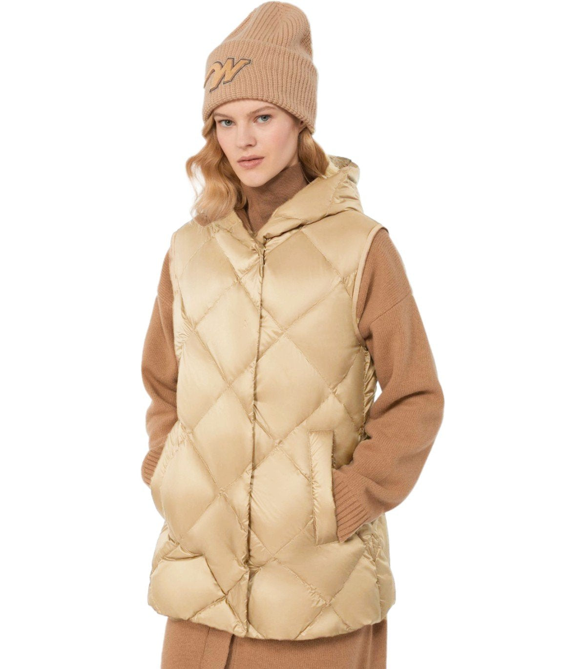 GILET CON CAPPUCCIO FRUTTO ORZO MAX MARA WEEKEND