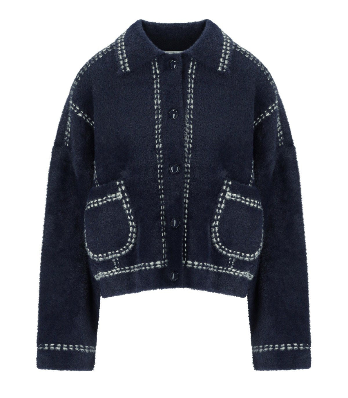 CARDIGAN IHOOPS BLU NAVY ESSENTIEL ANTWERP