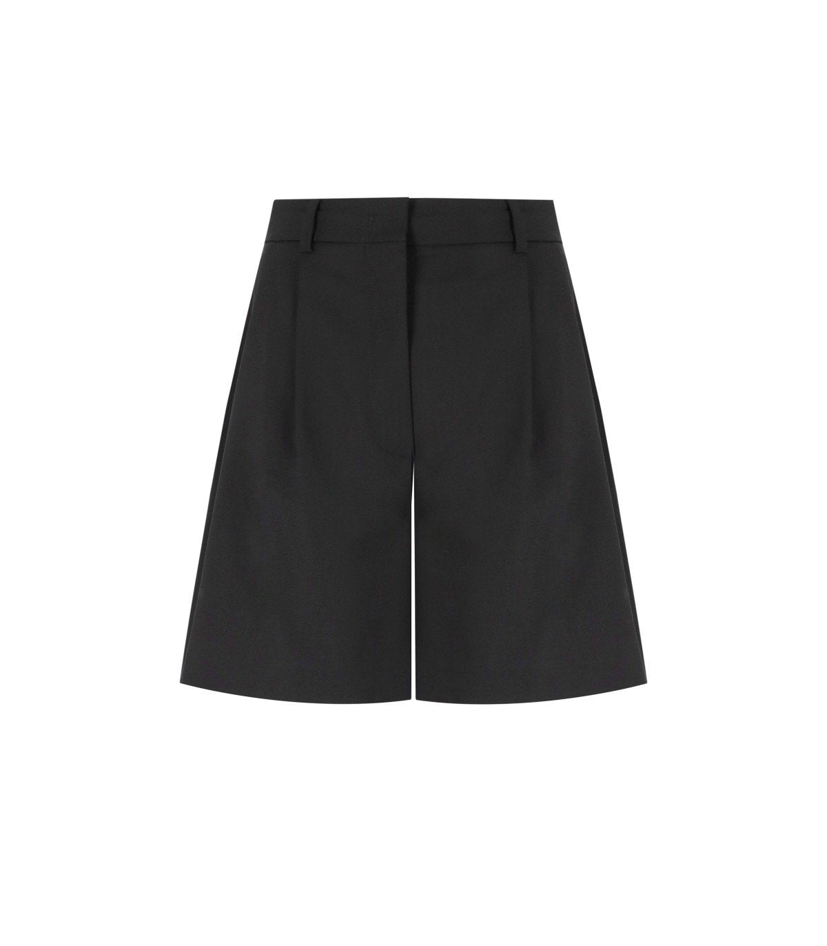 MAX MARA WEEKEND NABULUS BLACK BERMUDASHORT