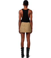 TOP CON LOGO RICAMATO NERO ELISABETTA FRANCHI