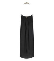 PAHIESA FORMENTERA BLACK LONG DRESS