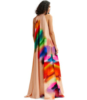 ESSENTIEL ANTWERP HALINKI MEHRFARBIGES LANGES KLEID