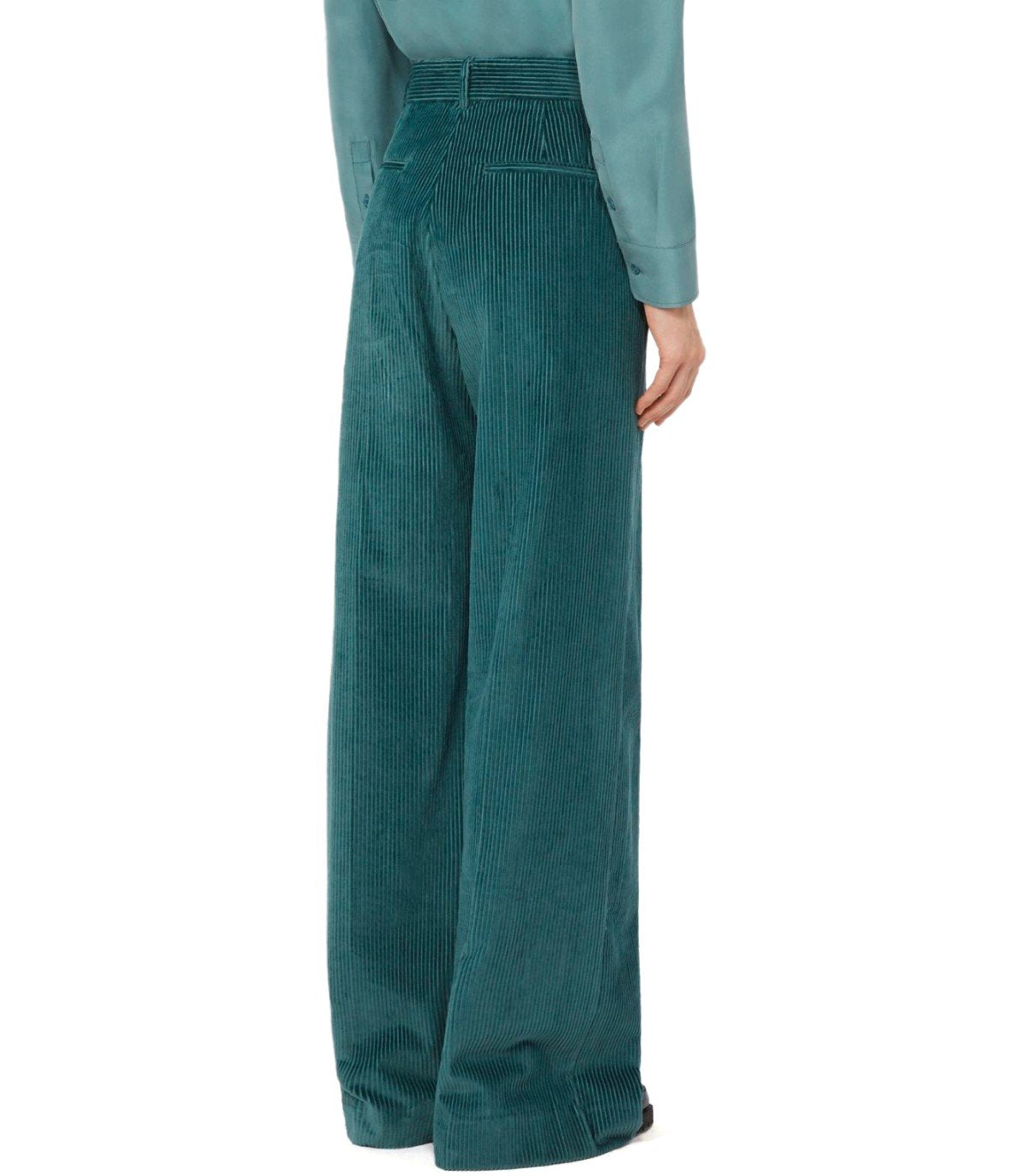 PANTALONE TANIA PETROLIO MAX MARA WEEKEND