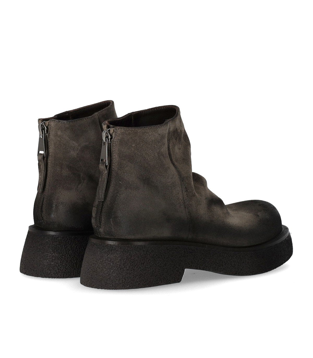 STRATEGIA SANDY GREY ANKLE BOOT