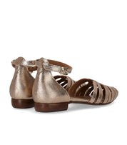 DUCCIO DEL DUCA ROSE GOLD FLAT SANDAL