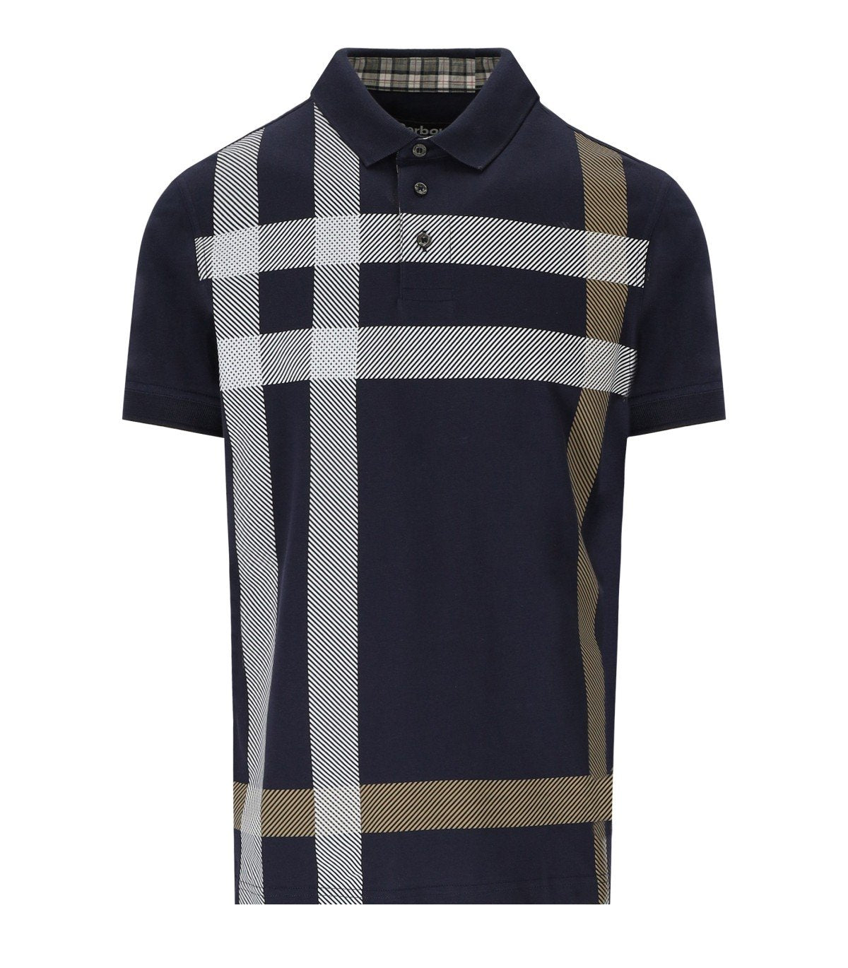 BARBOUR BLAINE NAVY BLUE POLO SHIRT