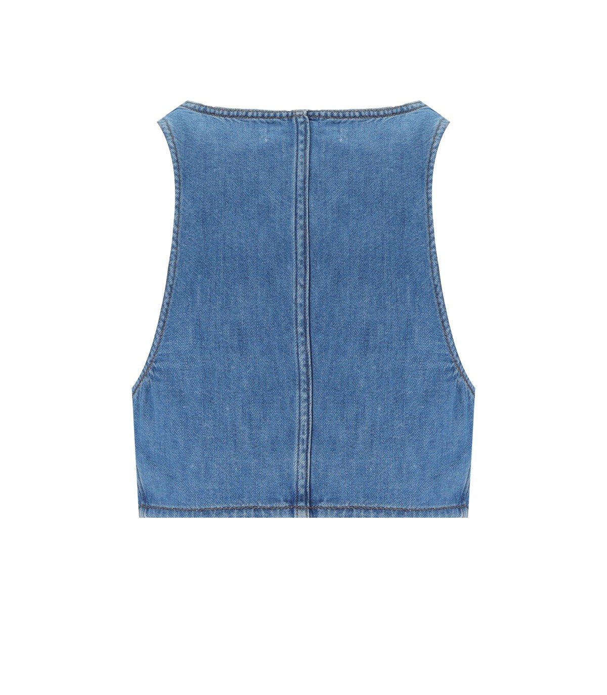 GILET IN DENIM BLU MEDIO TWINSET
