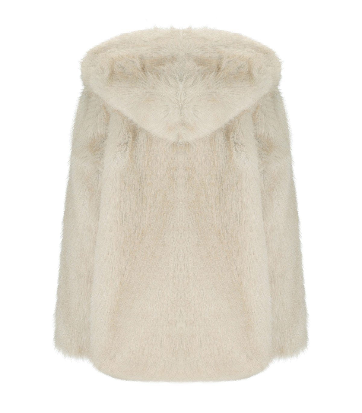 GIACCA IN ECO PELLICCIA BEIGE TWINSET