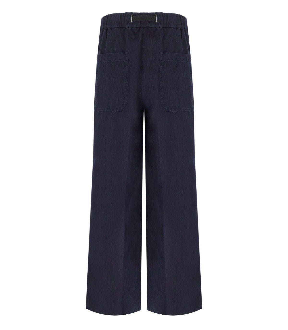 WHITE SAND CAROL BLUE RIBBED TROUSERS