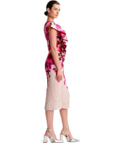 ESSENTIEL ANTWERP HAYLEIGH PINK MIDI DRESS