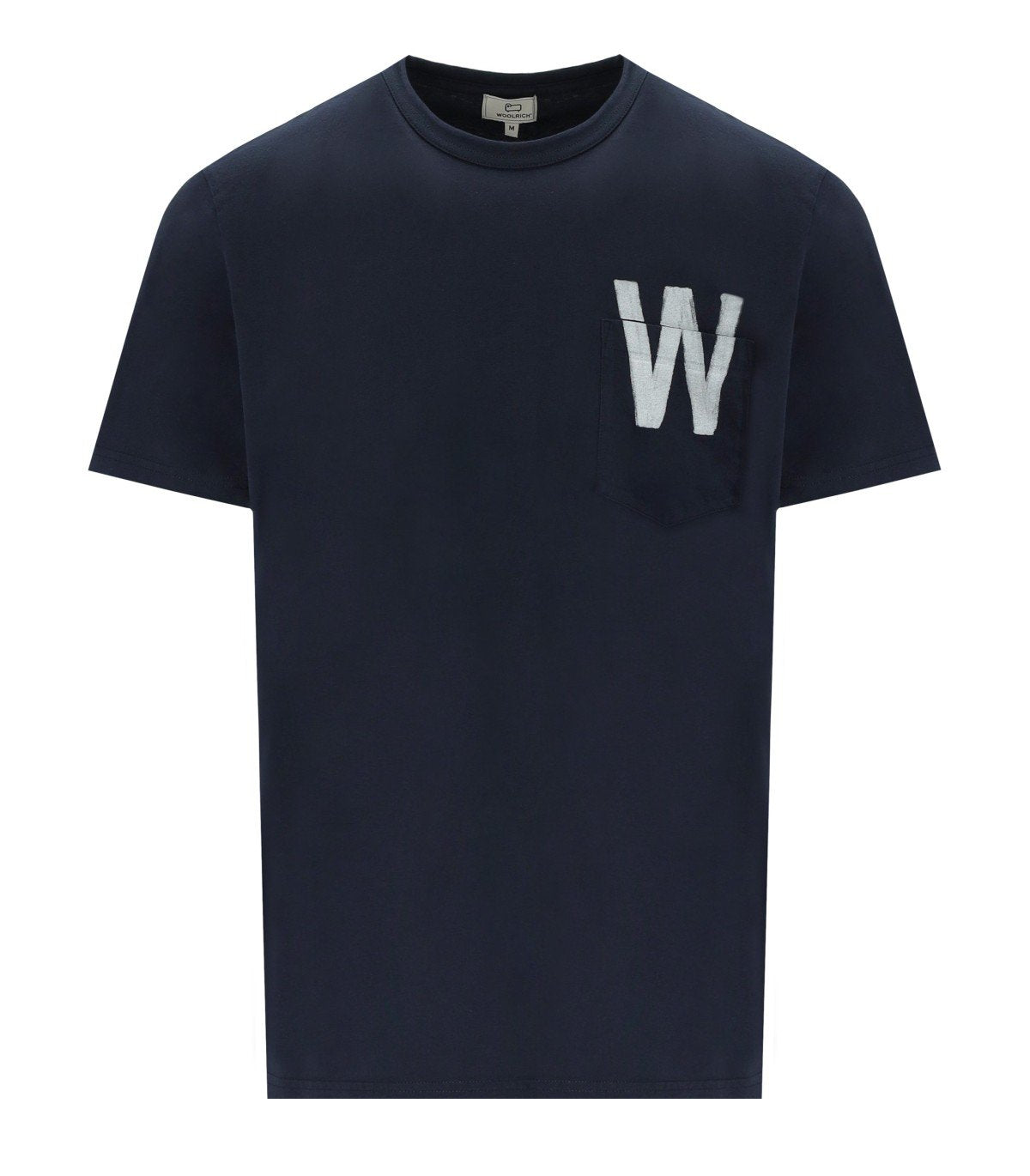 T-SHIRT FLAG BLU WOOLRICH