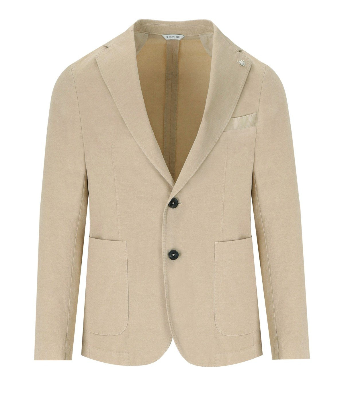 GIACCA MONOPETTO BEIGE MANUEL RITZ