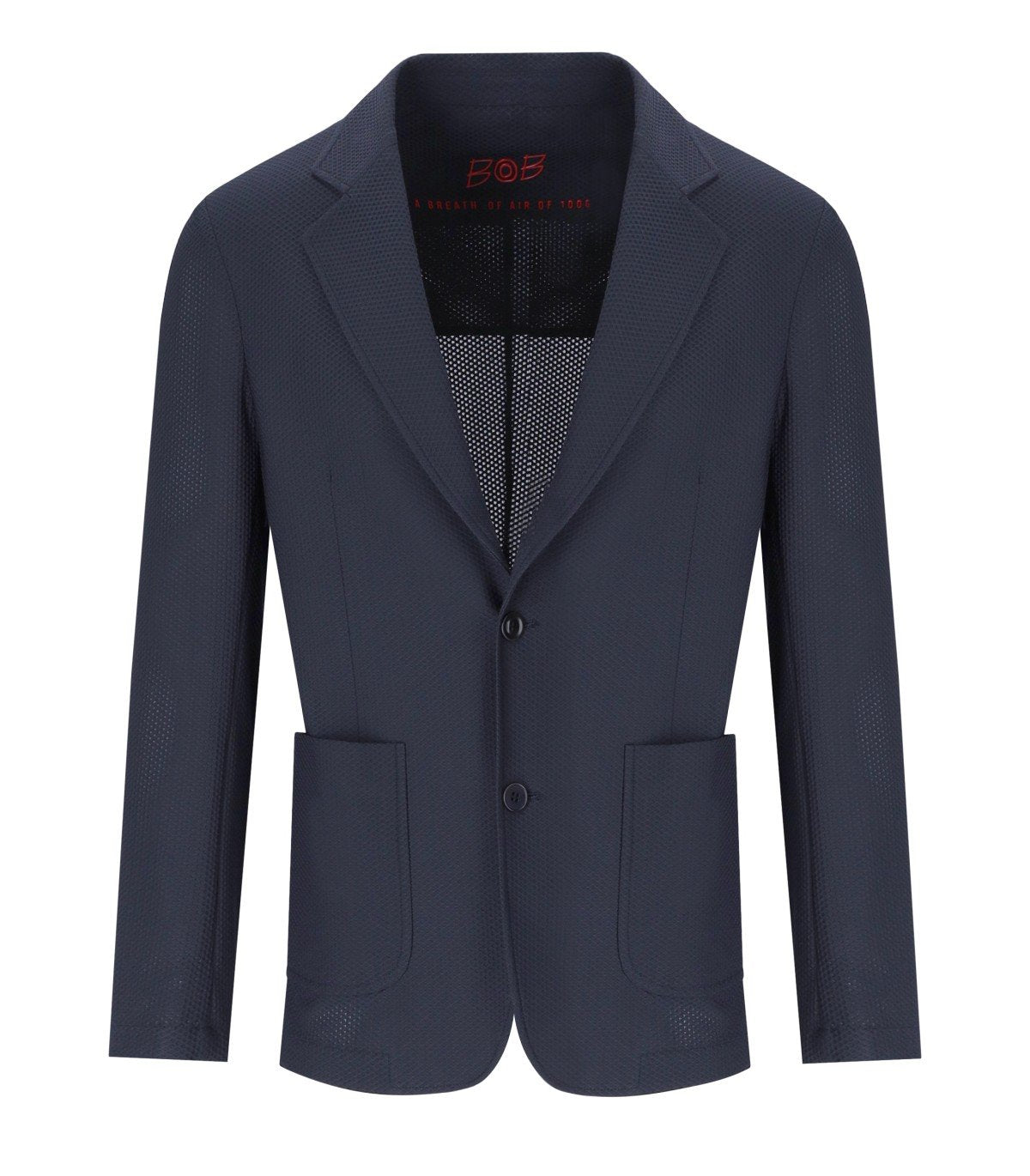BOB GOLDEN BLUE SINGLE-BREASTED JACKET
