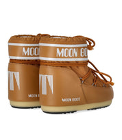 MOON BOOT ICON LOW NYLON COGNAC SNOW BOOT
