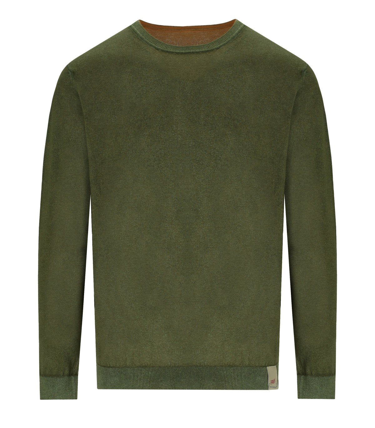 BOB BART MILITARY ORANGE REVERSIBLE CREWNECK PULLOVER