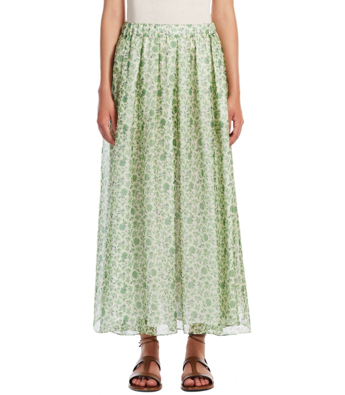 MAX MARA WEEKEND MARCA GREEN SKIRT