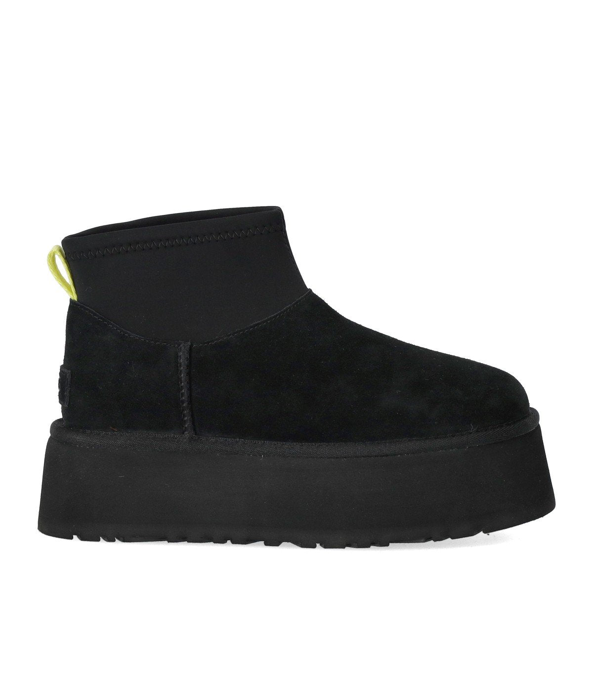 UGG CLASSIC MINI DIPPER BLACK BOOT