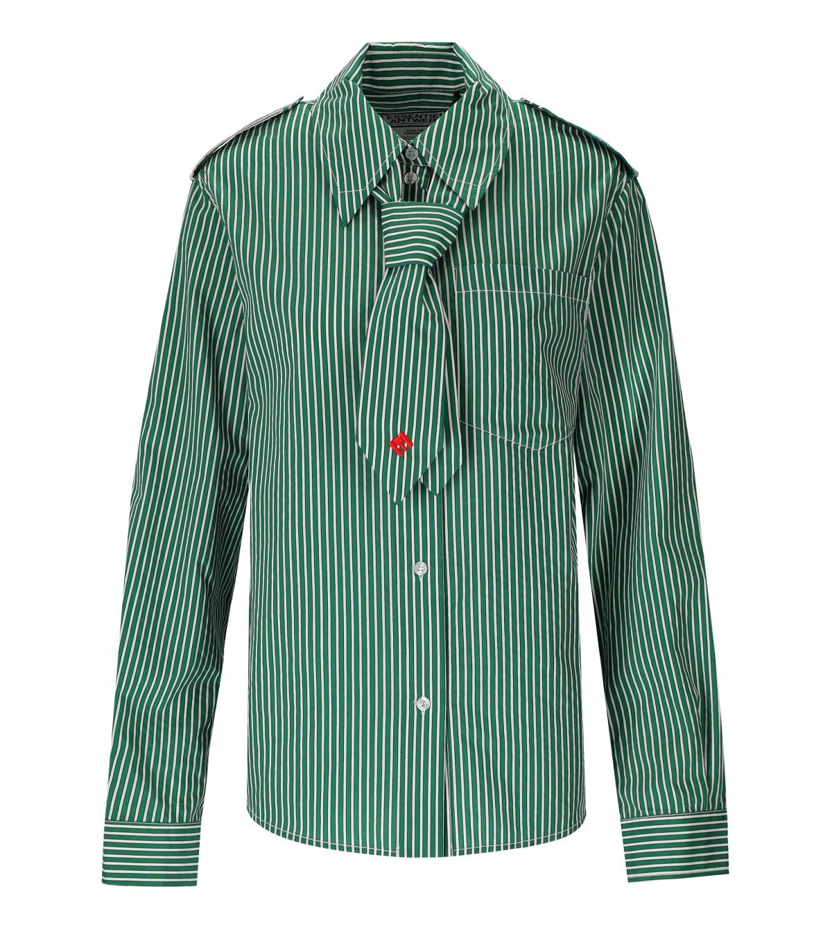 ESSENTIEL ANTWERP IGOLD GREEN SHIRT