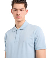 EMPORIO ARMANI TRAVEL ESSENTIAL LIGHT BLUE POLO SHIRT