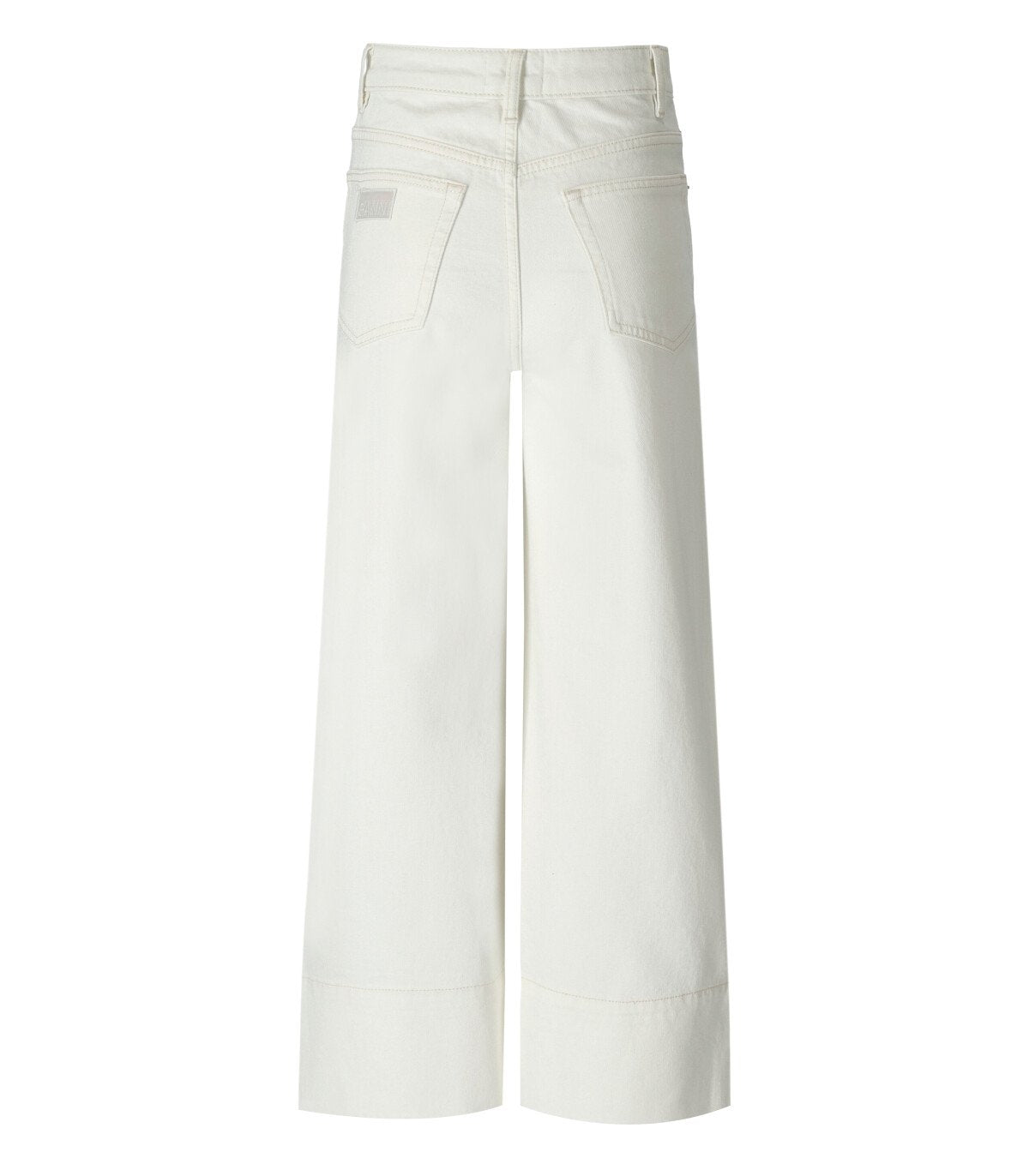JEANS CROPPED BIANCO GANNI