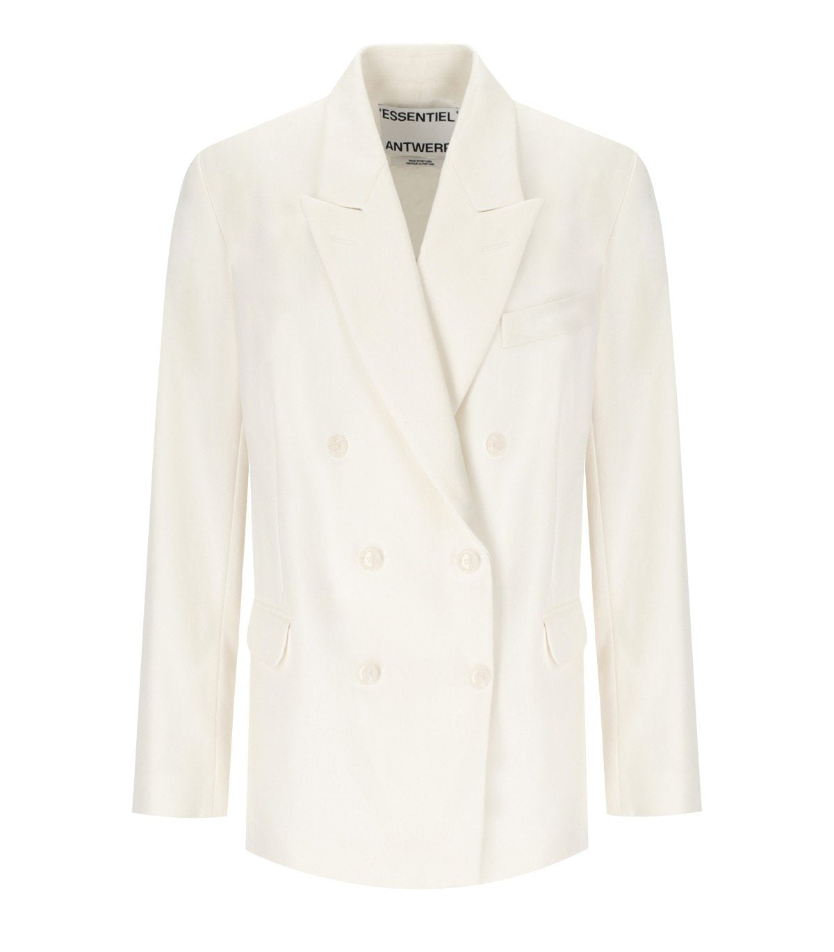 GIACCA DOPPIOPETTO HOLLOW BIANCA ESSENTIEL ANTWERP