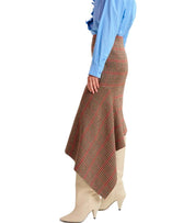 JUPE MIDI IFEATHER MARRON ESSENTIEL ANTWERP